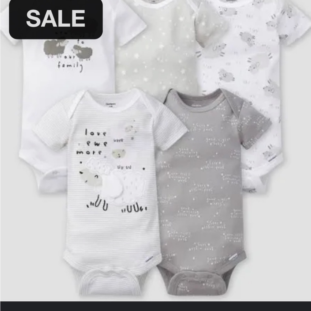 Bag of baby boy clothing